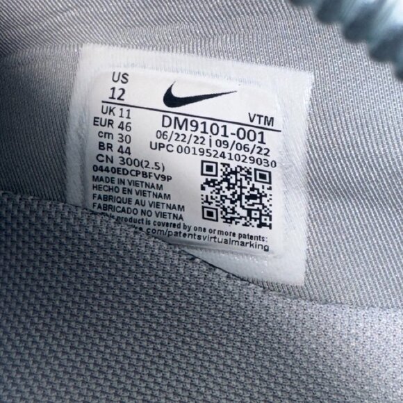 Nike Air Max 2090 Smoke Gray University Red DM9101-001 Men’s Size 12 - Picture 9 of 10